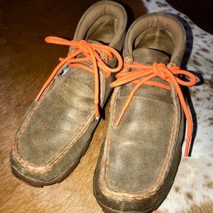 🧡 Twisted X 🧡 Leather Riding Moccasins Size 4